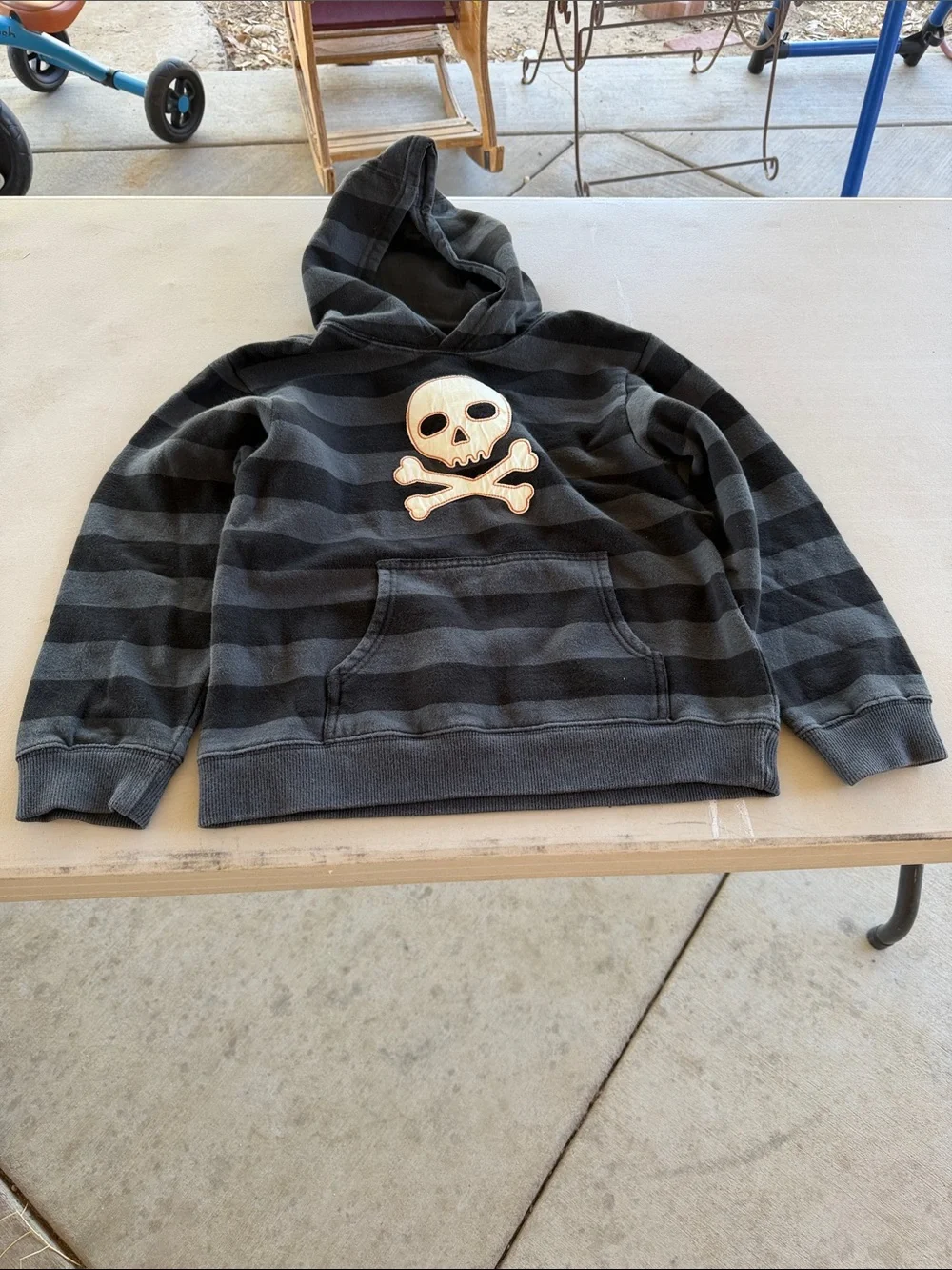 Gymboree Horizontal Striped Pullover Hoodie